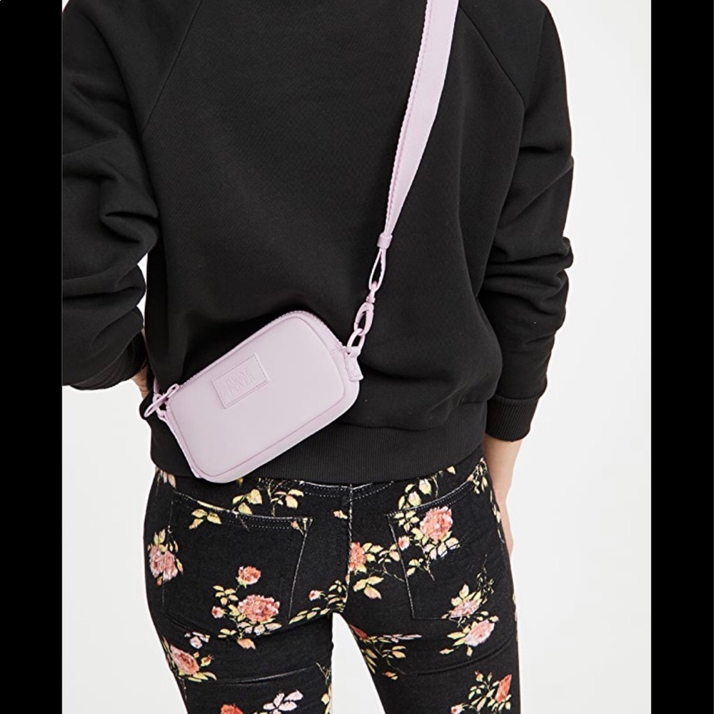 Dagne Dover Pinkish Mara crossbody phone sling